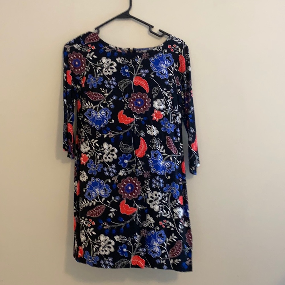 Black floral dress